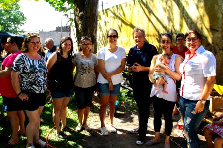 16.12.2017 - Vice-prefeito Idemar Barz na chegada do Papai Noel da Rádio Imigrantes