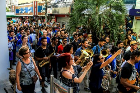 15.01.2018 - Prefeita Paula Mascarenhas no Cortejo Musical do 8° Festival Internacional Sesc de Música