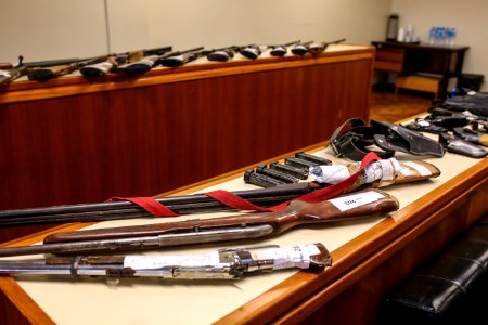 07.12.2017 Doação de armas do judiciário - Fotos Gustavo Mansur