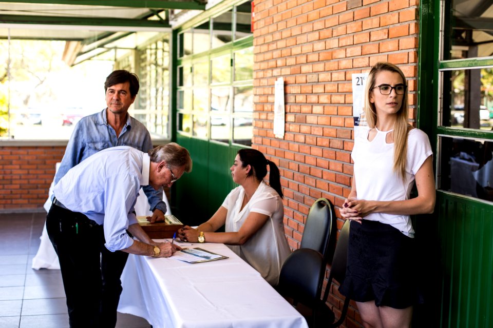 23.11.2017 - Prefeito em exercício Idemar Barz participa do Seminário Regional da Qualidade  e produtividade na construção civíl no salão de eventos do Parque do Sesi