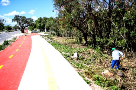 31.10.2017 - Obras no local do futuro Parque Linear