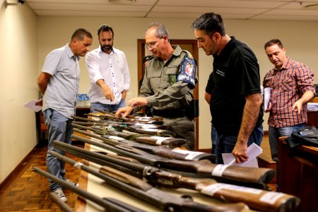 07.12.2017 Doação de armas do judiciário - Fotos Gustavo Mansur