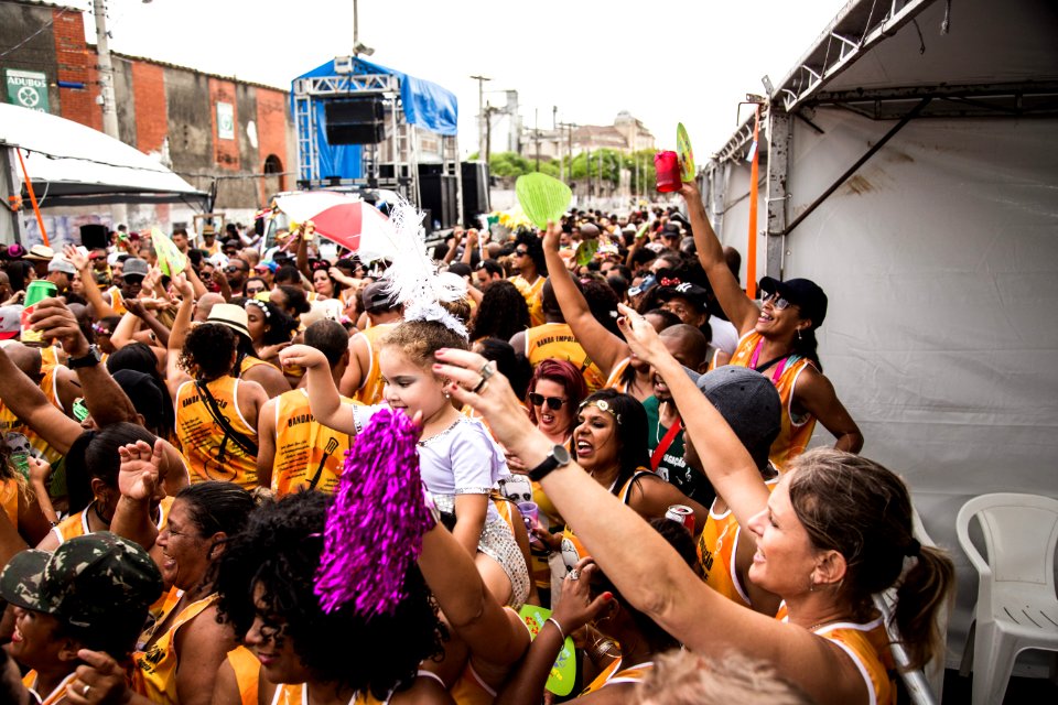 10.02.2018 - Prefeita Paula Mascarenhas e o vice Idemar Barz durante o primeiro dia do Carnaval 2018 - Foto: Gustavo Vara