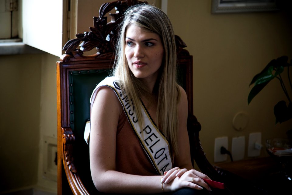 22.01.2018 - Visita da Miss Pelotas 2018 Fernanda Rott - Foto: Gustavo Vara