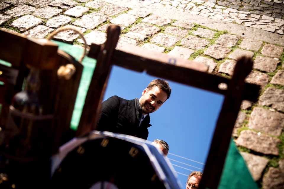 03.08.2019 - Governador Eduardo Leite visita as obras na Rua Marechal Deodoro - Foto: Gustavo Vara