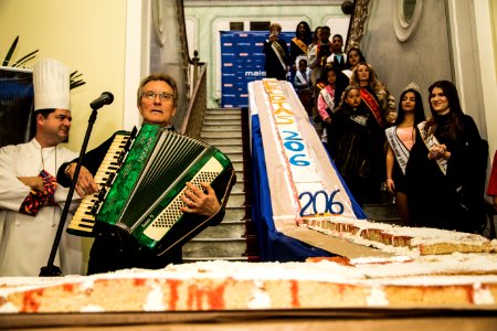 07.07.2018 - Comemoração do aniversário de 206 anos de Pelotas com um bolo de 206 metros - Foto: Gustavo Vara