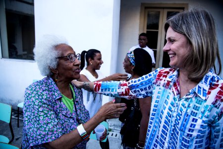 13.11.2017 - Prefeita Paula Mascarenhas participa da Abertura da semana da Consciência Negra no pátio interno da Secult