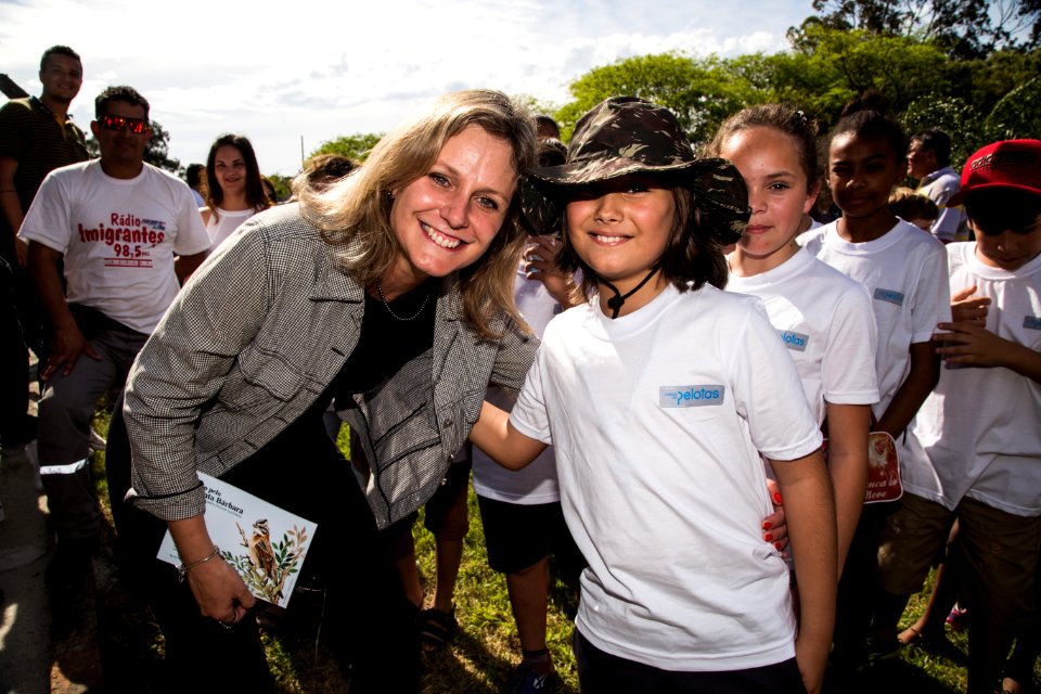 22.10.2018 - Prefeita Paula Mascarenhas durante cerimônia de 50 anos da Barragem Santa Bárbara - Foto: Gustavo Vara