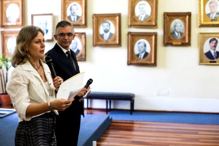 27.12.2017 - Reunião com presidente da Câmara, Luiz Henrique Viana, para repasse do duodécimo