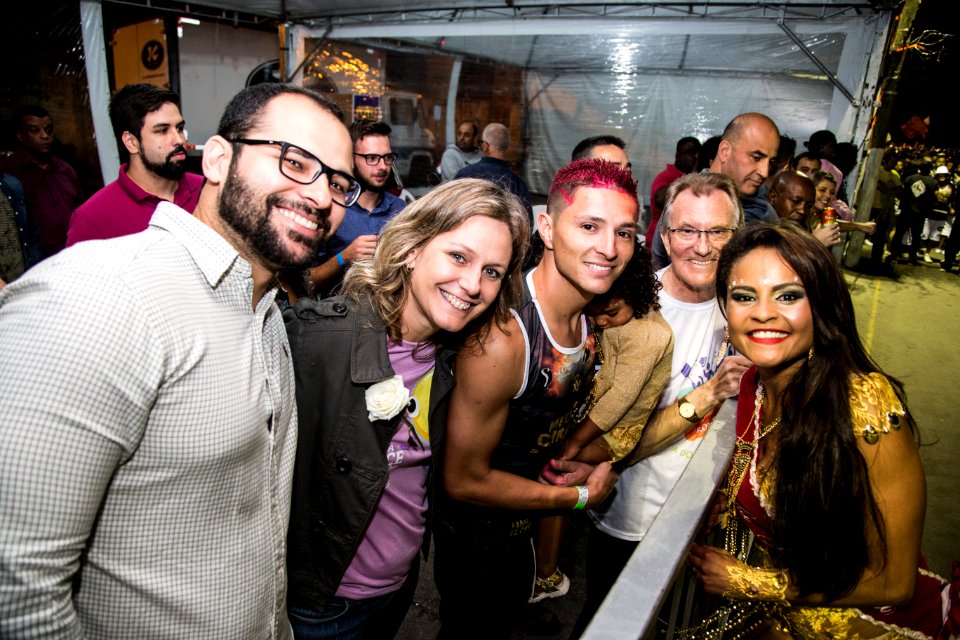 12.02.2018 - Prefeita Paula Mascarenhas e o vice Idemar Barz no segundo dia do Carnaval 2018 - Foto: Gustavo Vara