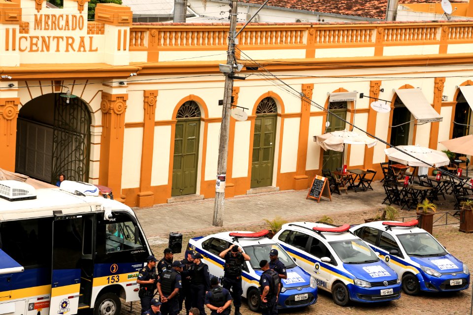 17.11.2017 - Prefeita Paula Mascarenhas na abertura da Operação Tudo Azul e entrega de tablets para a Guarda Municipal