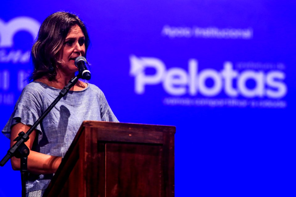 15.01.2018 - Prefeita Paula Mascarenhas na abertura do  8° Festival Sesc de Música com apresentação do Grupo alemão Ensemble Berlin