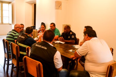 18.01.2018 - Reunião sobre fiscalização e segurança na Festa de Iemanjá no Balneário dos Prazeres