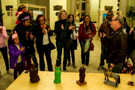 05.09.2018 - Prefeita Paula Mascarenhas na cerimônia de abertura do evento Lanceiros Negros - Conjunto de Exposições de Arte e Cultura Negra - Foto: Gustavo Vara