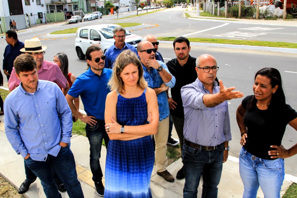 30.01.2018 - Prefeita Paula Mascarenhas durante entrega da Avenida Viscondessa da Graça e da rua Saturnino de Brito - Foto: Gustavo Vara