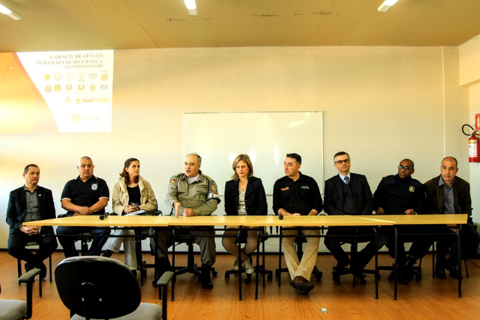 17.05.2018 - Prefeita Paula Mascarenhas em coletiva de imprensa para apresentação dos dados da segurança pública no primeiro quadrimestre de 2018 - Foto: Gustavo Vara