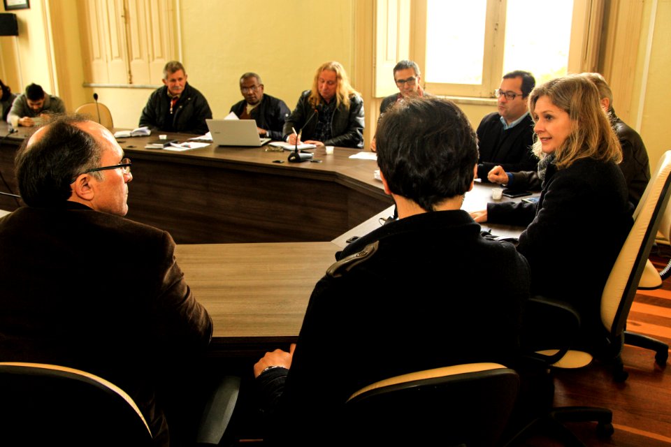27.07.2018 - Prefeita Paula Mascarenhas e o vice Idemar Barz durante reunião com o Reunião com Conselho Municipal de Saúde - Foto: Gustavo Vara