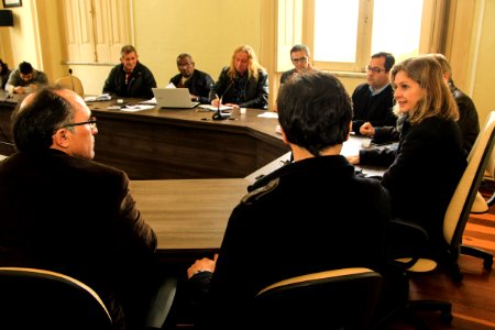27.07.2018 - Prefeita Paula Mascarenhas e o vice Idemar Barz durante reunião com o Reunião com Conselho Municipal de Saúde - Foto: Gustavo Vara