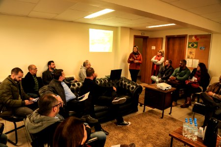 20.08.2018 -  Reunião no Fórum sobre trabalho no  Presídio Regional de Pelotas - Foto: Gustavo Vara