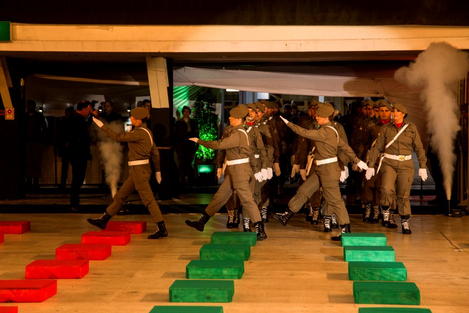 03.08.2019 - Formatura do Curso Básico de Formação de Policial Militar, Polo Pelotas, com a presença do governador Eduardo Leite - Foto: Gustavo Vara