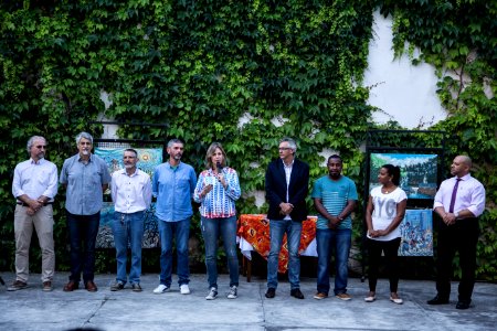 13.11.2017 - Prefeita Paula Mascarenhas participa da Abertura da semana da Consciência Negra no pátio interno da Secult