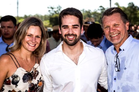 22.02.2019 - Prefeita Paula Mascarenhas e o Governador do Rio Grande do Sul, Eduardo Leite realizam a abertura oficial da 29ª Colheita do Arroz - Foto: Gustavo Vara