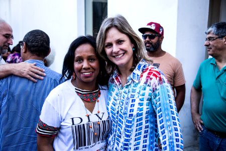 13.11.2017 - Prefeita Paula Mascarenhas participa da Abertura da semana da Consciência Negra no pátio interno da Secult