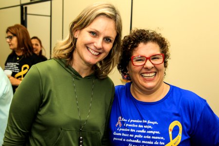 02.04.2018 - Prefeita Paula Mascarenhas e o vice Idemar Barz durante inauguração do novo Centro de Autismo Dr. Danilo Rolim de Moura - Foto: Gustavo Vara