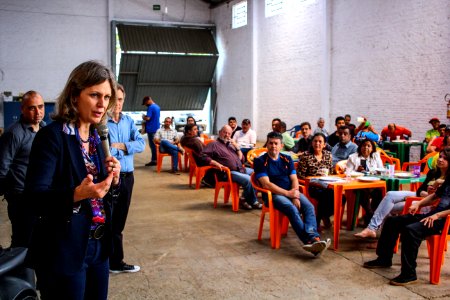 30.10.2017 - Prefeita Paula Mascarenhas e vice Idemar Barz no almoço para os servidores da SSUI em comemoração ao Dia do Servidor Público
