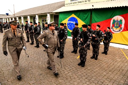 21.08.2018 - Prefeita Paula Mascarenhas na cerimônia solenidade de passagem de Comando do CRPO Sul ao Tenente Coronel Márcio Roberto Galdino  - Foto: Gustavo Vara