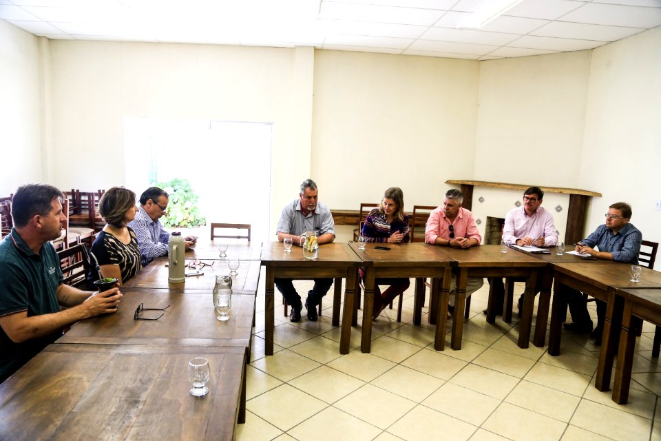 29.01.2018 - Prefeita Paula Mascarenhas durante reunião sobre a duplicação da BR 116, em Cristal/RS - Foto: Gustavo Vara