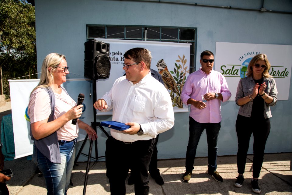 22.10.2018 - Prefeita Paula Mascarenhas durante cerimônia de 50 anos da Barragem Santa Bárbara - Foto: Gustavo Vara