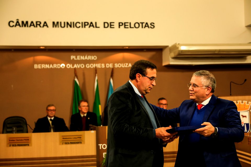 09.07.2018 - Prefeito em exercício Idemar Barz prestigia a Sessão Solene alusiva aos 206 anos da Cidade de Pelotas - Foto: Gustavo Vara