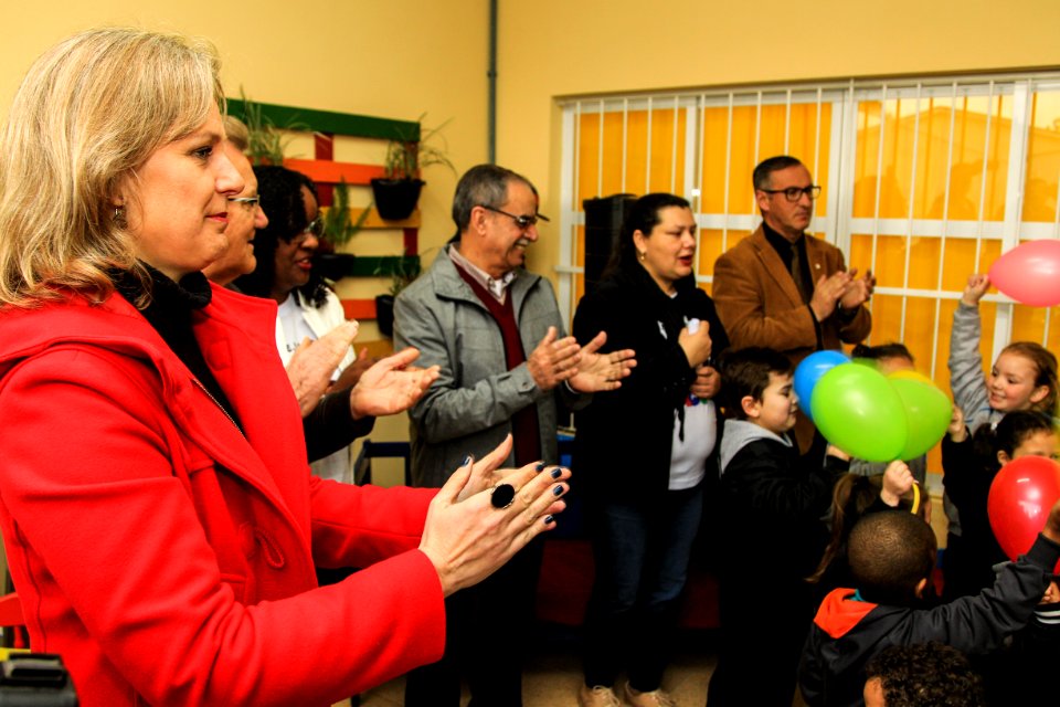 08.08.2018 - Prefeita Paula Mascarenhas e o vice Idemar Barz na inauguração da Escola Municipal Adayl Bento Costa - Foto: Gustavo Vara
