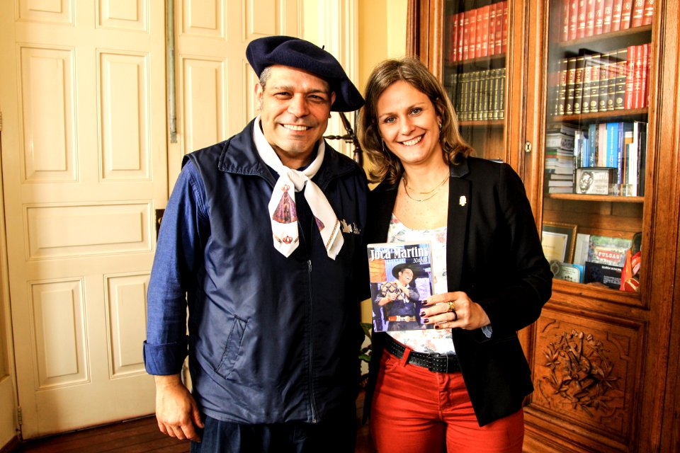03.11.2017 - Prefeita Paula Mascarenhas recebe visita do músico Joca Martins