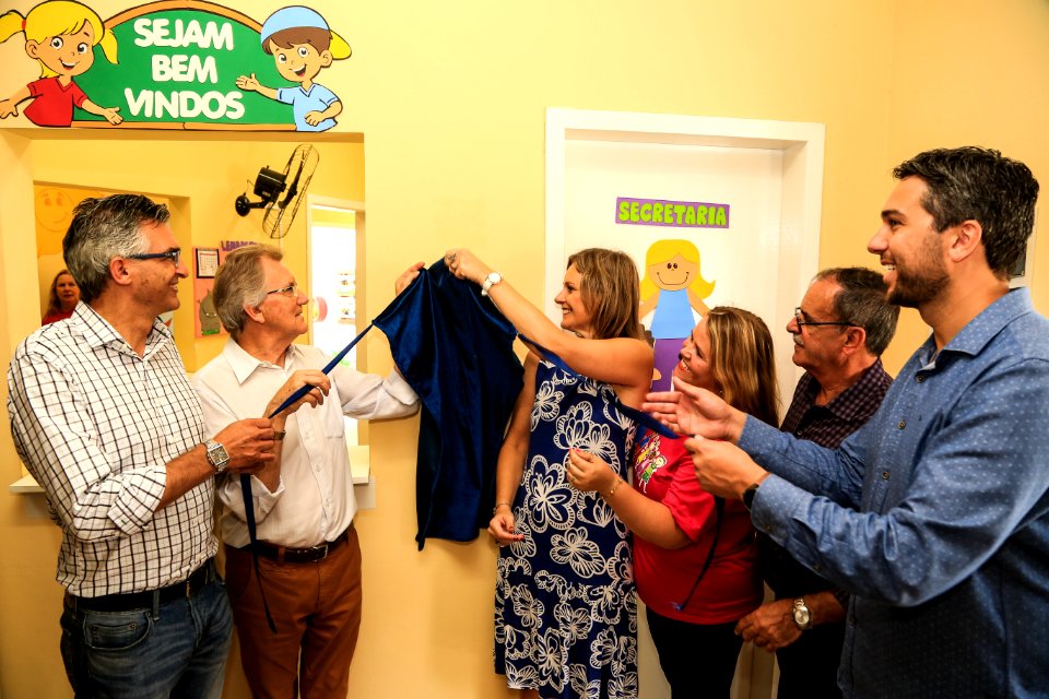10.04.2018 -  Entrega da reforma e ampliação da Escola de Educação Infantil Oswald de Andrade - Foto: Gustavo Vara