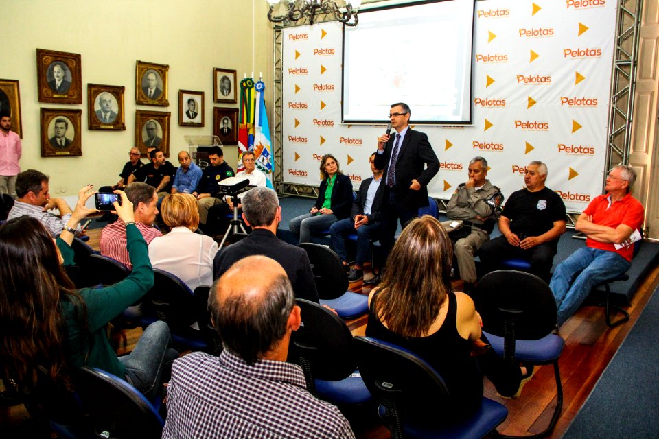 14.11.2017 - Coletiva de apresentação de dados dos três meses do Pacto Pelotas Pela Paz