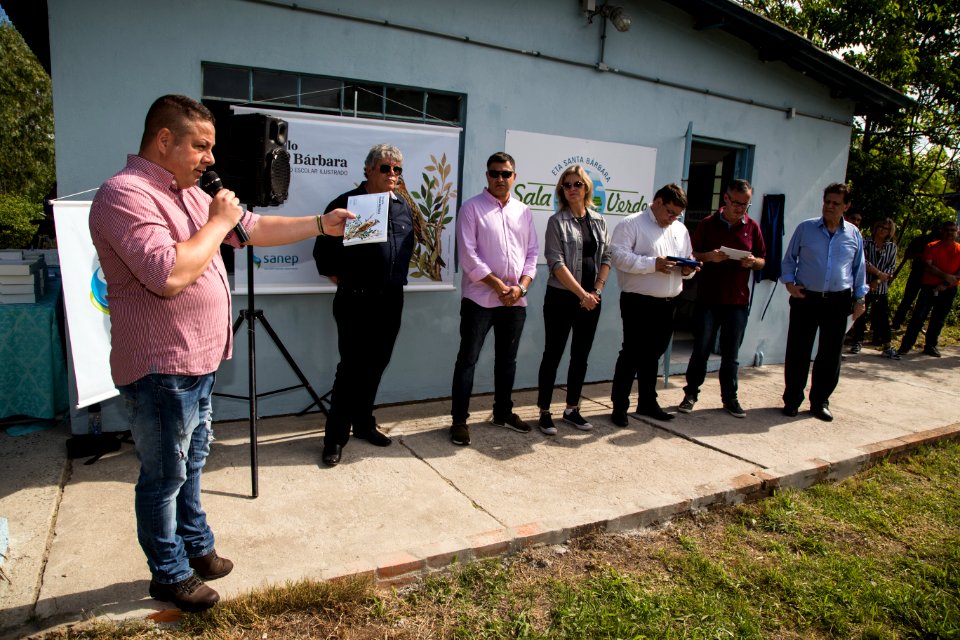 22.10.2018 - Prefeita Paula Mascarenhas durante cerimônia de 50 anos da Barragem Santa Bárbara - Foto: Gustavo Vara