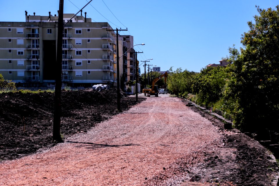 22.11.2017 - Obras no Parque Linear - Abertura Rua General Argolo