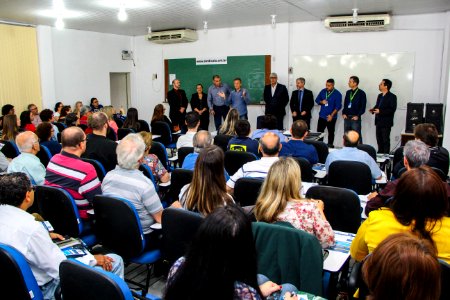 24.11.2017 - Prefeito em exercício Idemar Barz no evento de apresentação da Junta Digital