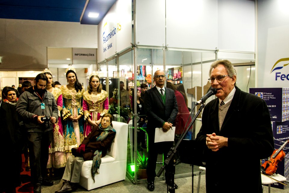 15.06.2018 - Prefeito em exercício Idemar Barz no lançamento do Festival de Música do SESC - Foto: Gustavo Vara