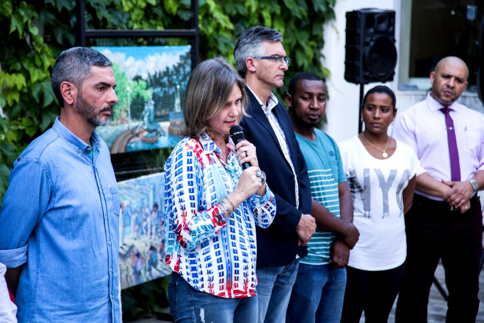 13.11.2017 - Prefeita Paula Mascarenhas participa da Abertura da semana da Consciência Negra no pátio interno da Secult
