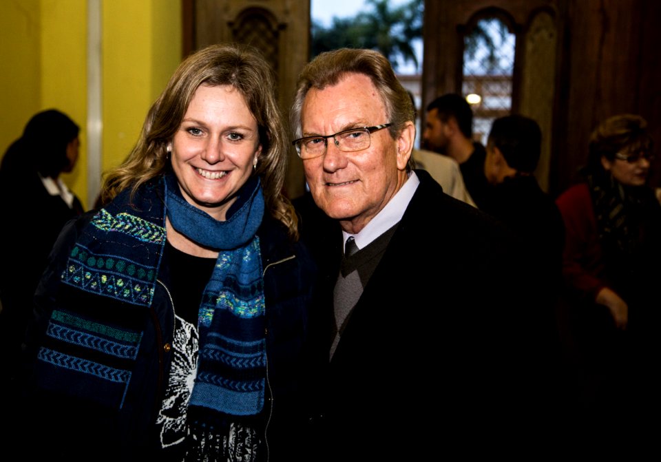 29.06.2018 - Prefeita Paula Mascarenhas e o vice Idemar Barz na solenidade de inauguração da nova sede do Museu de Arte Leopoldo Gotuzzo - Foto: Gustavo Vara