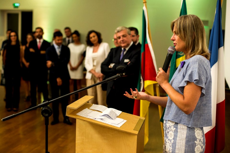 28.02.2018 - Porto Alegre/RS - Prefeita Paula Mascarenhas recebe comenda da Ordem das Palmas Acadêmicas na Fundação Iberê Camargo - Foto: Gustavo Vara