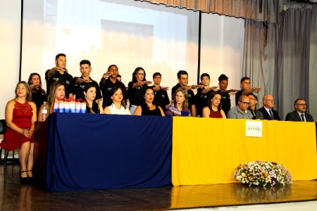 29.01.2018 - Prefeita Paula Mascarenhas durante Formatura da III Turma do Programa Jovem Aprendiz - Foto: Gustavo Vara