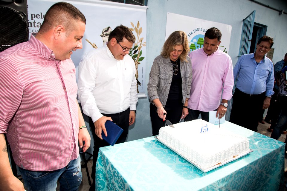 22.10.2018 - Prefeita Paula Mascarenhas durante cerimônia de 50 anos da Barragem Santa Bárbara - Foto: Gustavo Vara