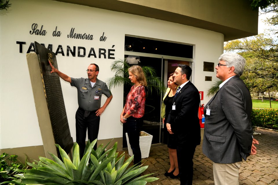 26.09.2018 - Prefeita Paula Mascarenhas durante reunião almoço com o  vice-Almirante José Renato de Oliveira, Comandante do 5º Distrito Naval em Rio Grande - Foto: Gustavo Vara