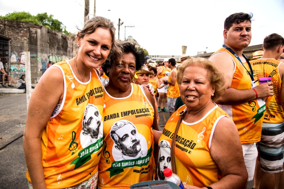 10.02.2018 - Prefeita Paula Mascarenhas e o vice Idemar Barz durante o primeiro dia do Carnaval 2018 - Foto: Gustavo Vara