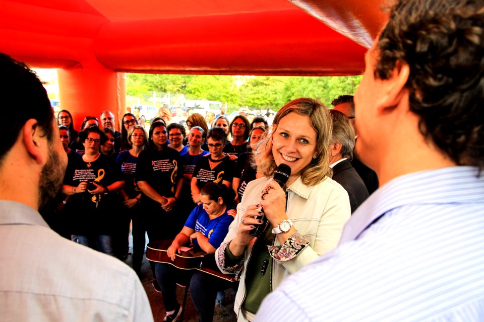 02.04.2018 - Prefeita Paula Mascarenhas e o vice Idemar Barz durante inauguração do novo Centro de Autismo Dr. Danilo Rolim de Moura - Foto: Gustavo Vara