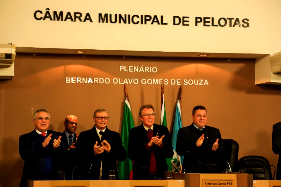09.07.2018 - Prefeito em exercício Idemar Barz prestigia a Sessão Solene alusiva aos 206 anos da Cidade de Pelotas - Foto: Gustavo Vara